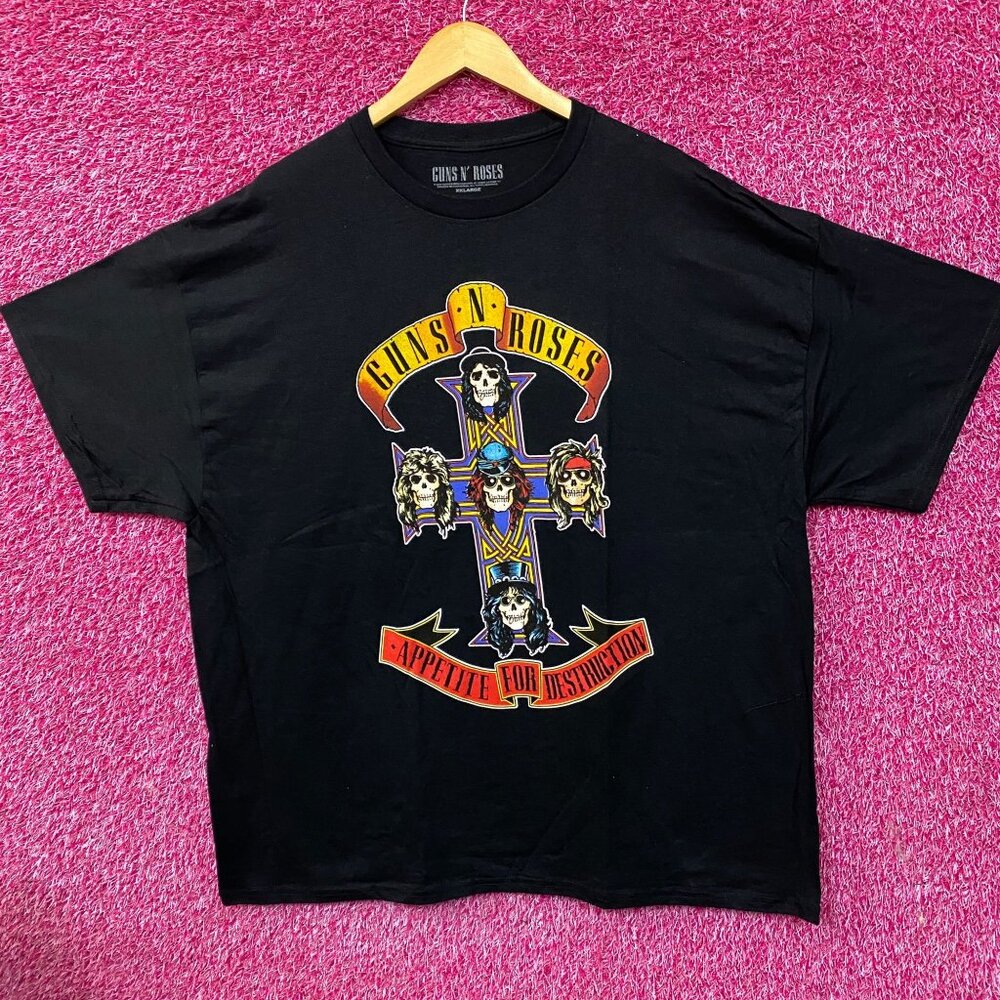 Guns N' Roses Appetite For Destruction Rock Band T-Shirt 2XL